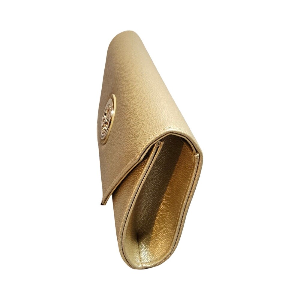 CXL By Christian Lacroix Gold Clutch With Detachable Chain  Bag NWT ($78) - Picture 5 of 11